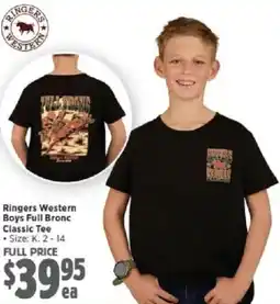 Anaconda Ringers Western Boys Full Bronc Classic Tee offer