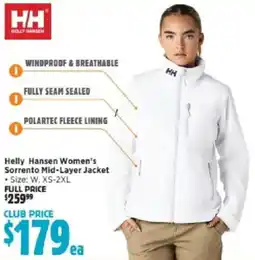 Anaconda Helly Hansen Women's Sorrento Mid-Layer Jacket offer