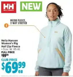 Anaconda Helly Hansen Women's Rig Half Zip Fleece offer