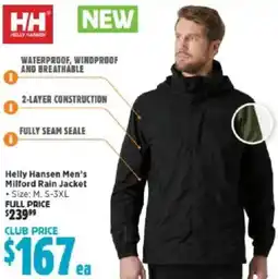 Anaconda Helly Hansen Men's Milford Rain Jacket offer