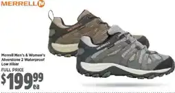 Anaconda Merrell Men's & Women's Alverstone 2 Waterproof Low Hiker offer
