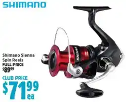 Anaconda Shimano Sienna Spin Reels offer