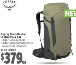 Anaconda Osprey Mens Kestrel LT Hike Pack offer
