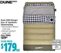 Anaconda Dune 4WD Ranger Duo -5° Synthetic Sleeping Bag offer