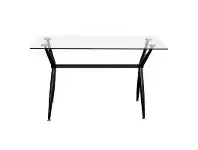 LivingStyles Halcyon Glass & Metal Sofa Table offer