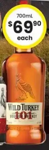 The Bottle O Wild Turkey 101 Proof Bourbon offer