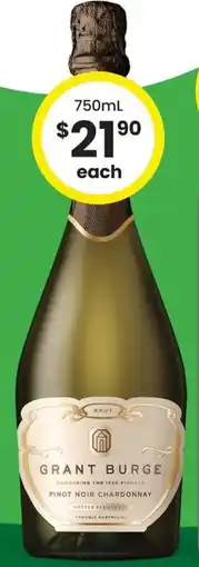 The Bottle O Grant Burge Sparkling NV Range offer