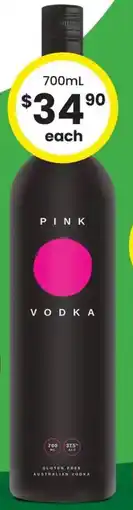 The Bottle O Pink Dot Vodka offer