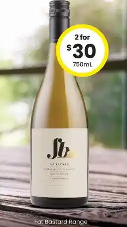 The Bottle O Fat Bastard Range offer