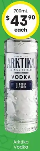 The Bottle O Arktika Vodka offer