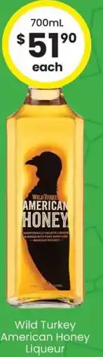 The Bottle O Wild Turkey American Honey Liqueur offer