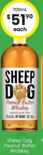 The Bottle O Sheep Dog Peanut Butter Whiskey offer