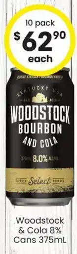 The Bottle O Woodstock & Cola 8% Cans offer