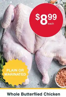 Australian Butchers Store Whole Butterflied Chicken offer
