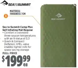 Anaconda Sea to Summit Camp Plus Self Inflating Mat Regular offer