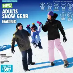 Anaconda 37 Degrees South Adults Snow Jackets & Pants offer