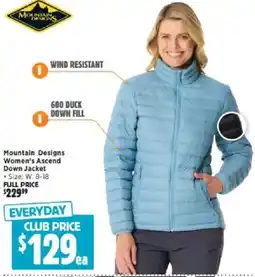 Anaconda Mountain Designs Women's Ascend Down Jacket offer