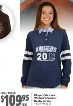 Anaconda Ringers Western Women's Campus Rugby Jersey offer