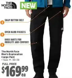 Anaconda The North Face Men's Exploration Cargo Pant offer