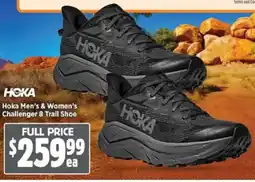 Anaconda Hoka Men's & Women's Challenger 8 Trail Shoe offer