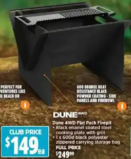 Anaconda Dune 4WD Flat Pack Firepit offer