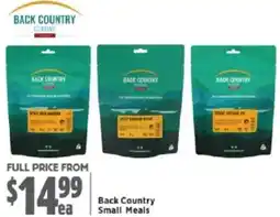 Anaconda Back Country Small Meals offer