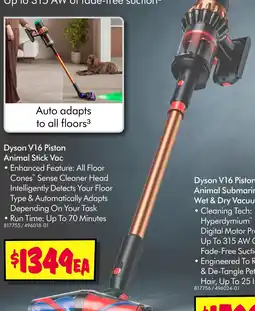 JB Hi-Fi Dyson V16 Piston Animal Stick Vac offer