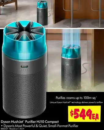 JB Hi-Fi Dyson HushJet Purifier HJ10 Compact offer