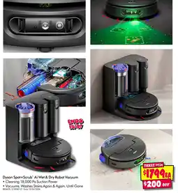 JB Hi-Fi Dyson Spot+Scrub Ai Wet & Dry Robot Vacuum offer