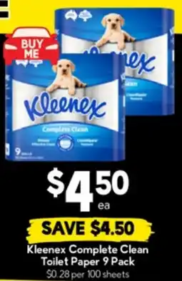 Drakes Kleenex Complete Clean Toilet Paper offer