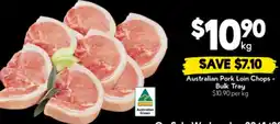 Drakes Australian Pork Loin Chops offer
