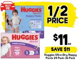 Drakes Huggies Ultra-Dry Nappy Pants offer