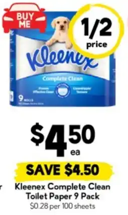 Drakes Kleenex Complete Clean Toilet Paper offer