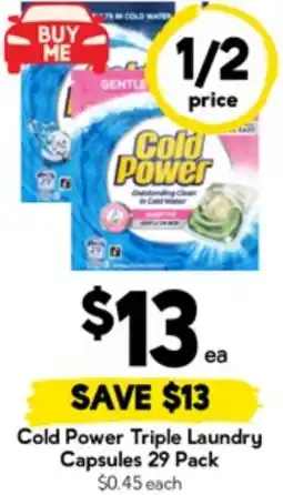 Drakes Cold Power Triple Laundry Capsules offer