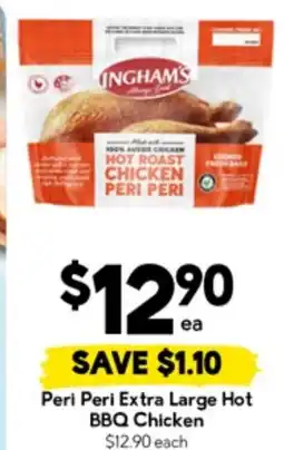 Drakes Peri Peri Extra Large Hot BBQ Chicken offer