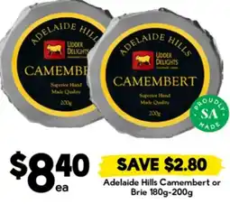 Drakes Adelaide Hills Camembert or Brie offer