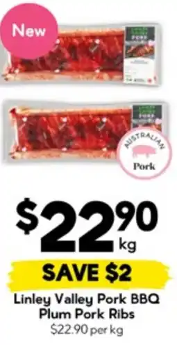 Drakes Linley Valley Pork BBQ Plum Pork Ribs offer