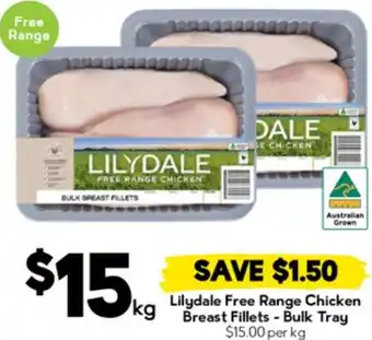 Drakes Lilydale Free Range Chicken Breast Fillets offer