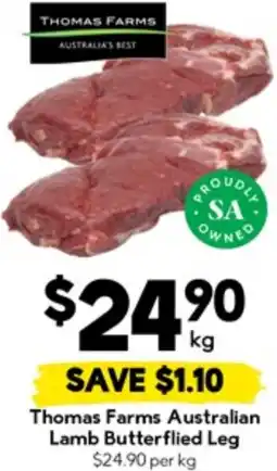 Drakes Thomas Farms Australian Lamb Butterflied Leg offer
