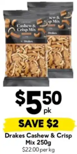 Drakes Drakes Cashew & Crisp Mix offer