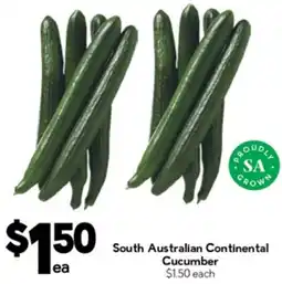 Drakes South Australian Continental Cucumber offer