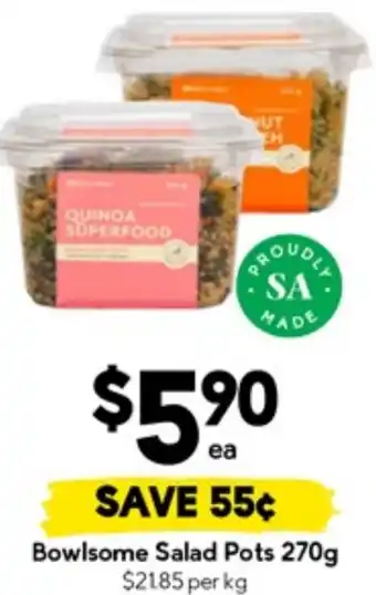 Drakes Bowlsome Salad Pots offer