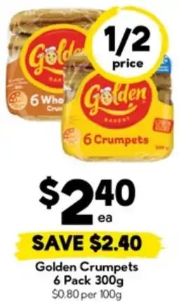Drakes Golden Crumpets 6 Pack offer