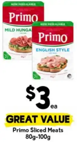 Drakes Primo Sliced Meats offer