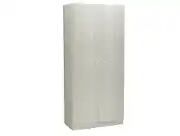 LivingStyles Mission 180x80cm Large 5-Shelf Wardrobe - White offer