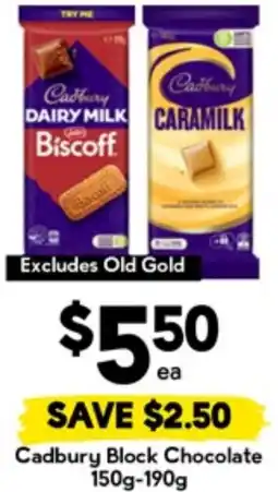Drakes Cadbury Block Chocolate offer