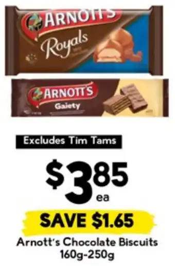 Drakes Arnott's Chocolate Biscuits offer
