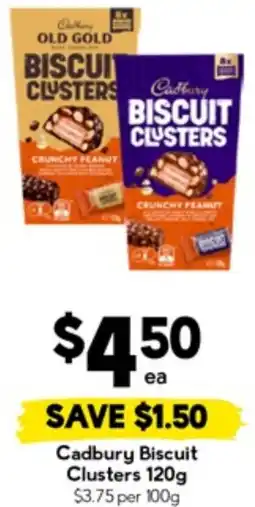 Drakes Cadbury Biscuit Clusters offer