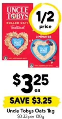 Drakes Uncle Tobys Oats offer