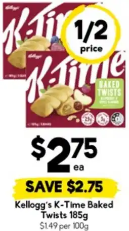 Drakes Kellogg's K-Time Baked Twists offer